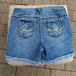 Womens jean shorts.